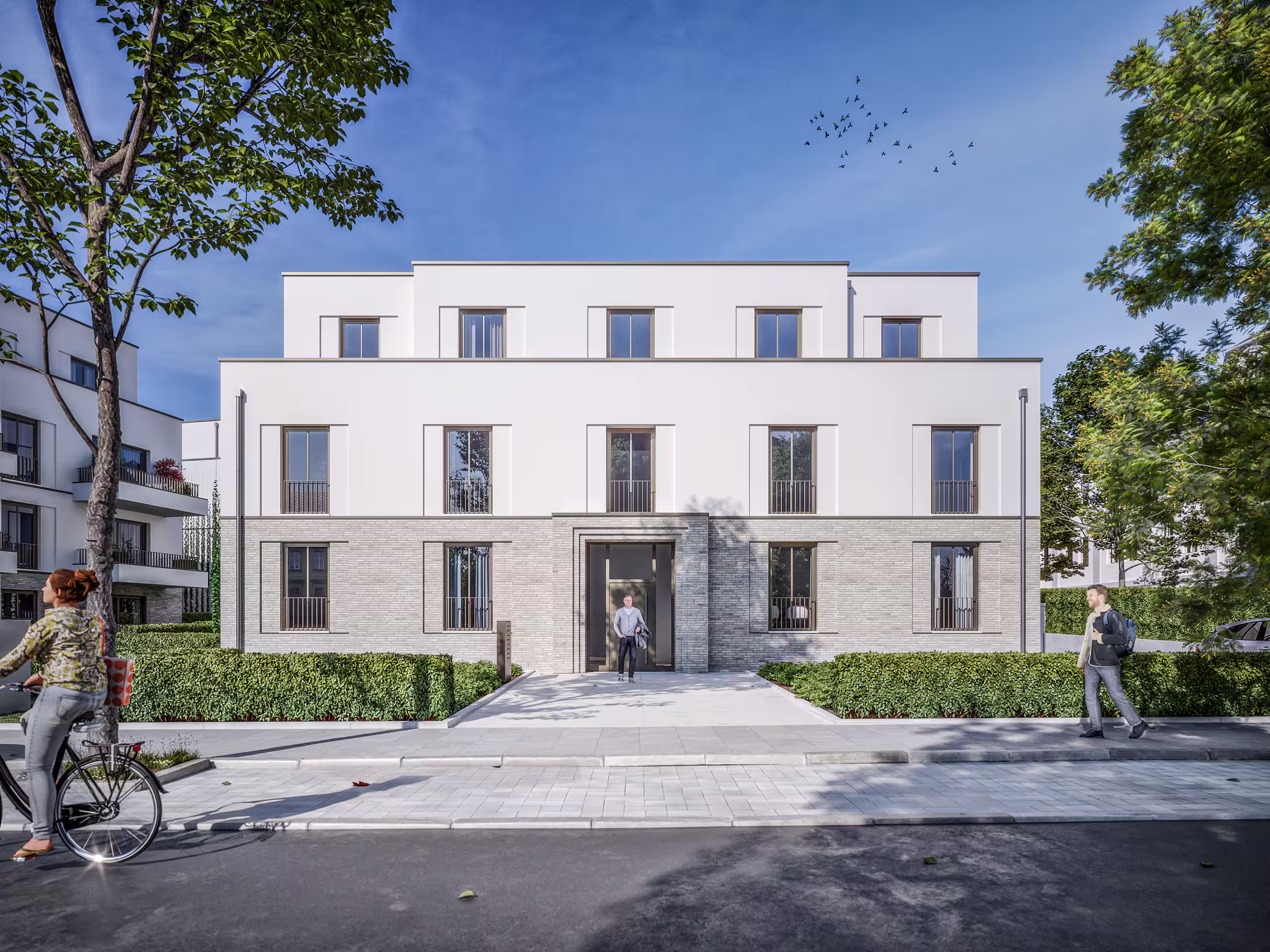 Kaisergärten Brühl – Visualisierung Frontalansicht