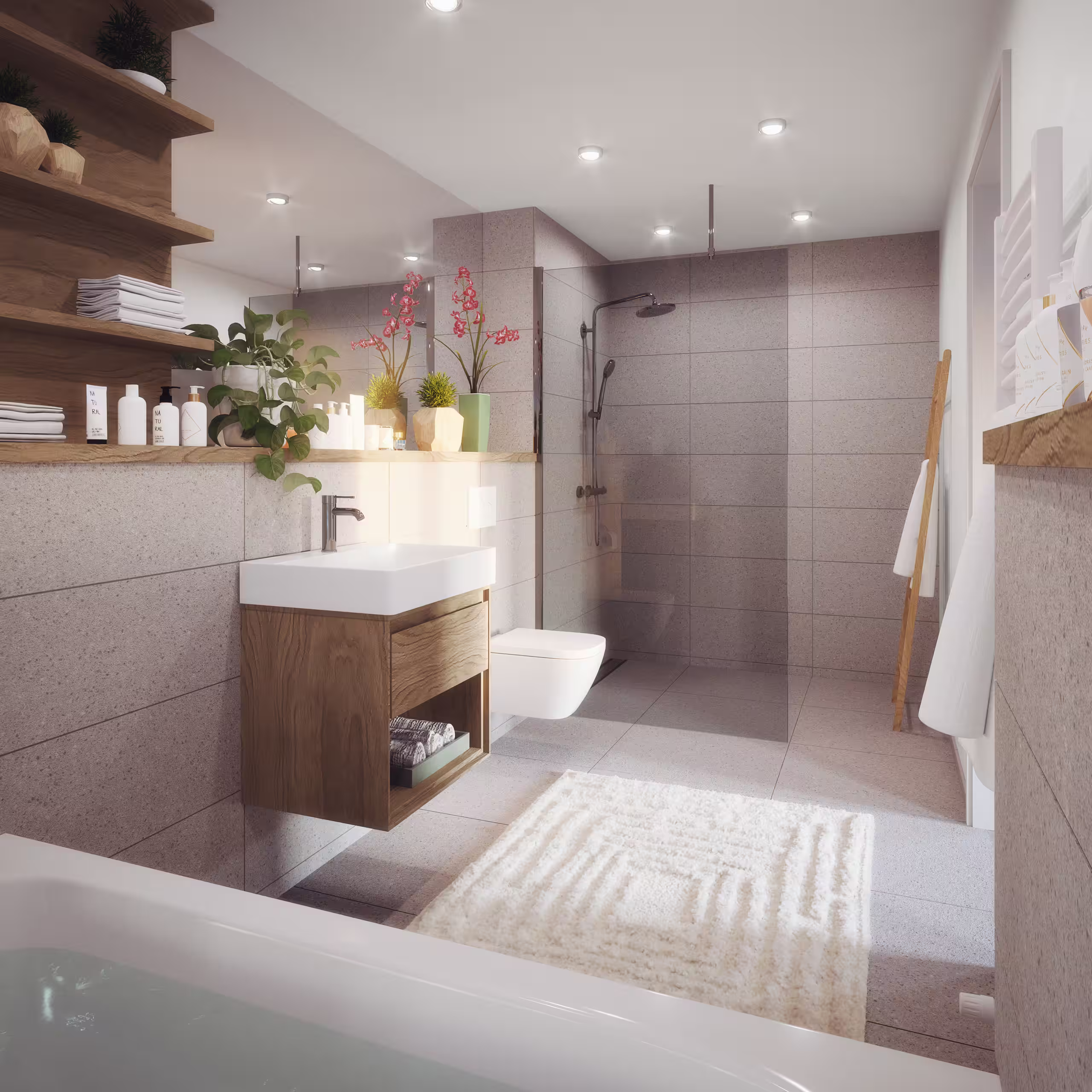 Visualisierung Badezimmer